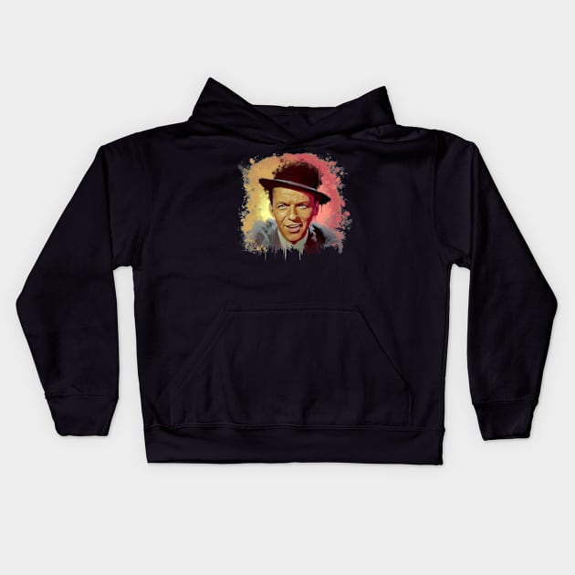 Frank Sinatra Kids Hoodie by kearlgallegos